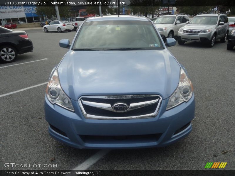 Sky Blue Metallic / Off Black 2010 Subaru Legacy 2.5i Premium Sedan