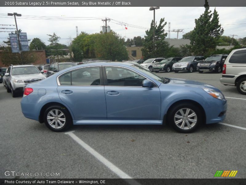 Sky Blue Metallic / Off Black 2010 Subaru Legacy 2.5i Premium Sedan