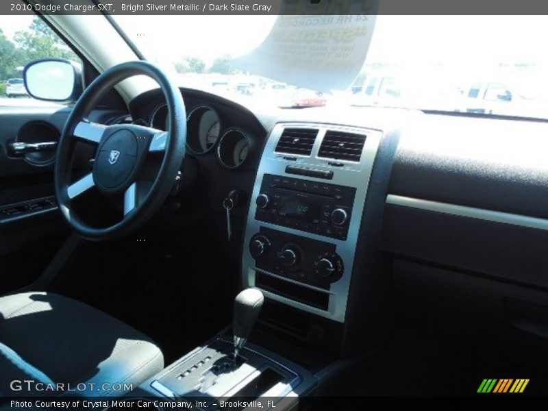 Bright Silver Metallic / Dark Slate Gray 2010 Dodge Charger SXT