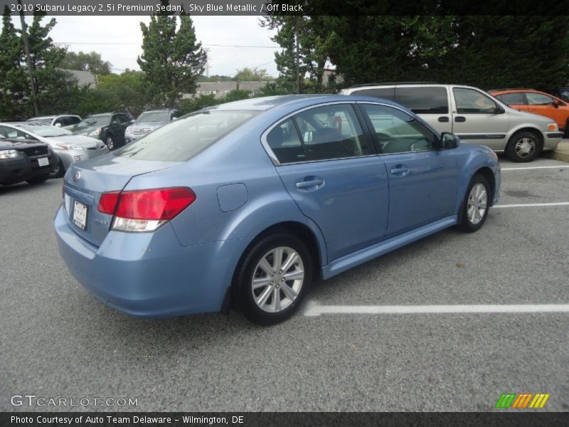 Sky Blue Metallic / Off Black 2010 Subaru Legacy 2.5i Premium Sedan