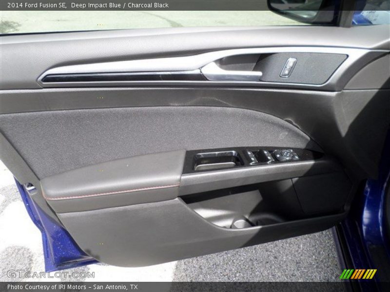 Deep Impact Blue / Charcoal Black 2014 Ford Fusion SE