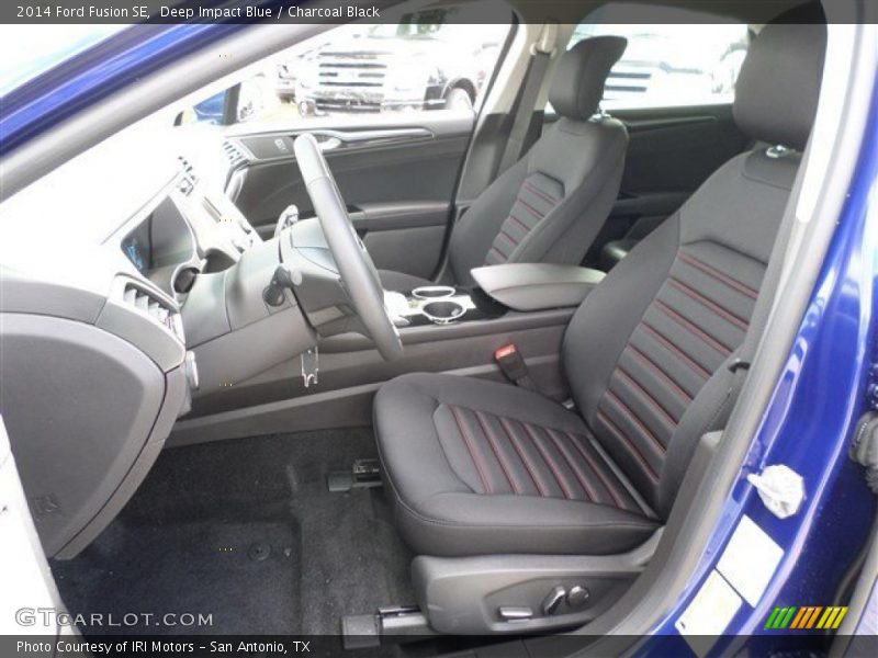 Deep Impact Blue / Charcoal Black 2014 Ford Fusion SE