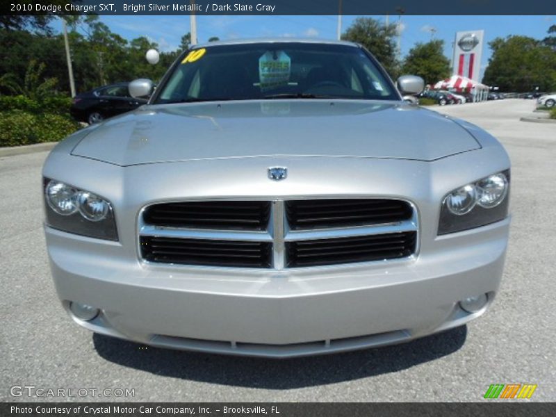 Bright Silver Metallic / Dark Slate Gray 2010 Dodge Charger SXT