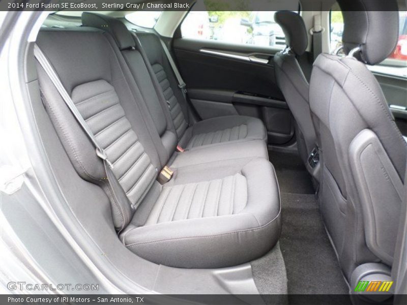 Sterling Gray / Charcoal Black 2014 Ford Fusion SE EcoBoost