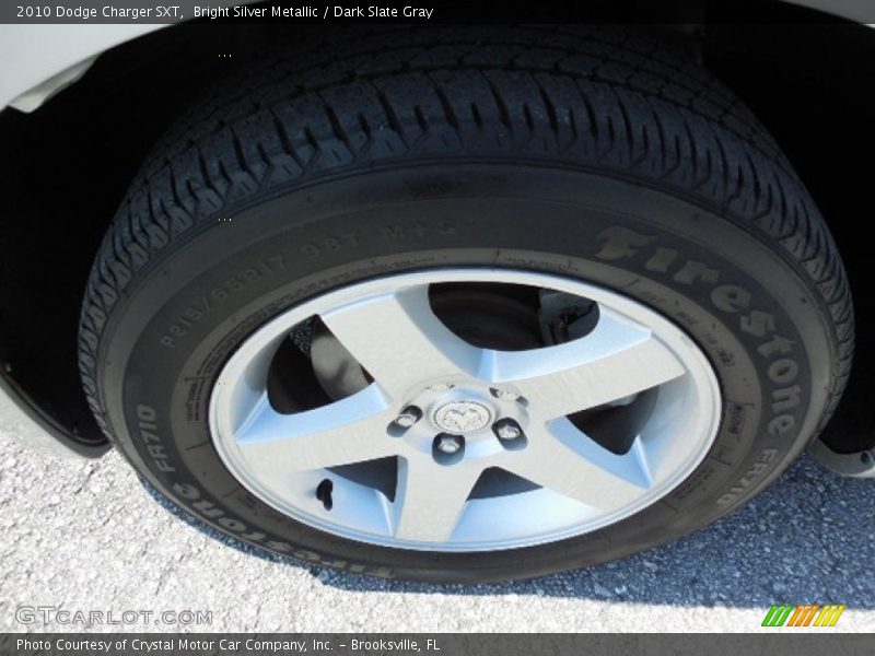 Bright Silver Metallic / Dark Slate Gray 2010 Dodge Charger SXT