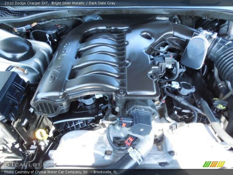 Bright Silver Metallic / Dark Slate Gray 2010 Dodge Charger SXT