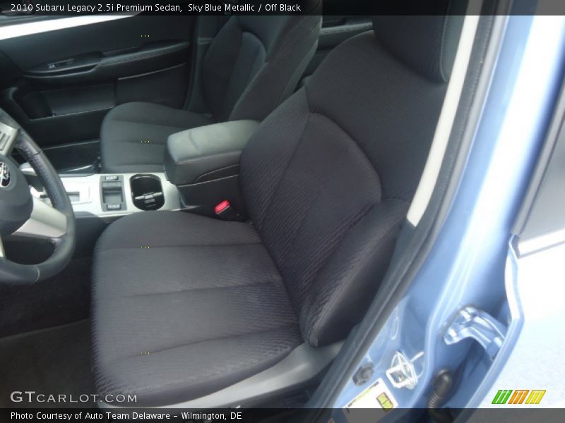 Sky Blue Metallic / Off Black 2010 Subaru Legacy 2.5i Premium Sedan