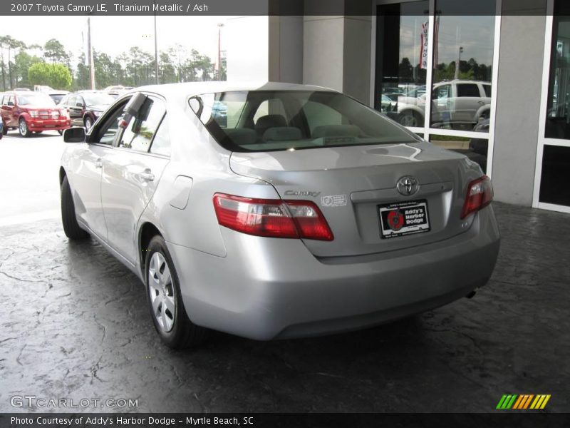 Titanium Metallic / Ash 2007 Toyota Camry LE