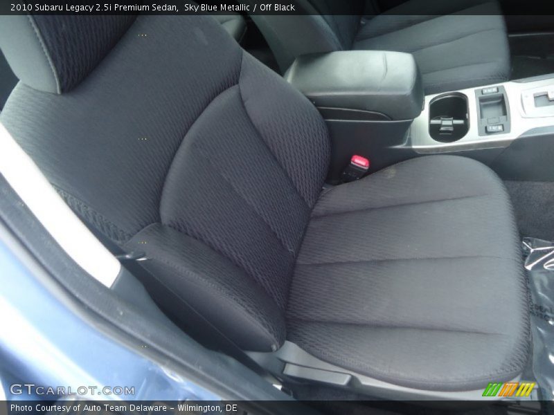 Sky Blue Metallic / Off Black 2010 Subaru Legacy 2.5i Premium Sedan