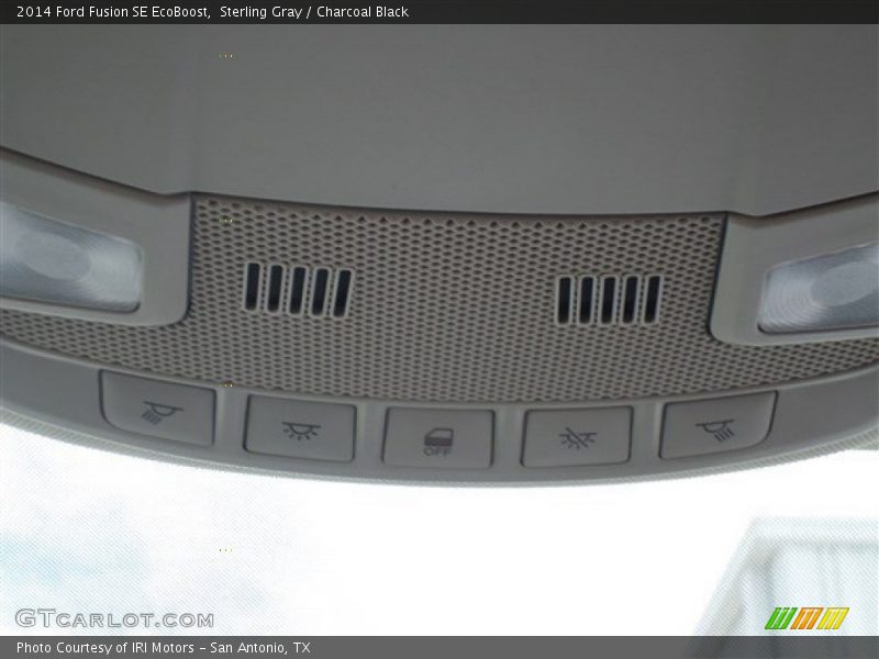 Sterling Gray / Charcoal Black 2014 Ford Fusion SE EcoBoost