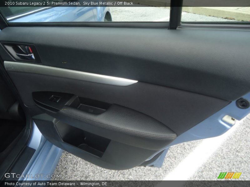 Sky Blue Metallic / Off Black 2010 Subaru Legacy 2.5i Premium Sedan
