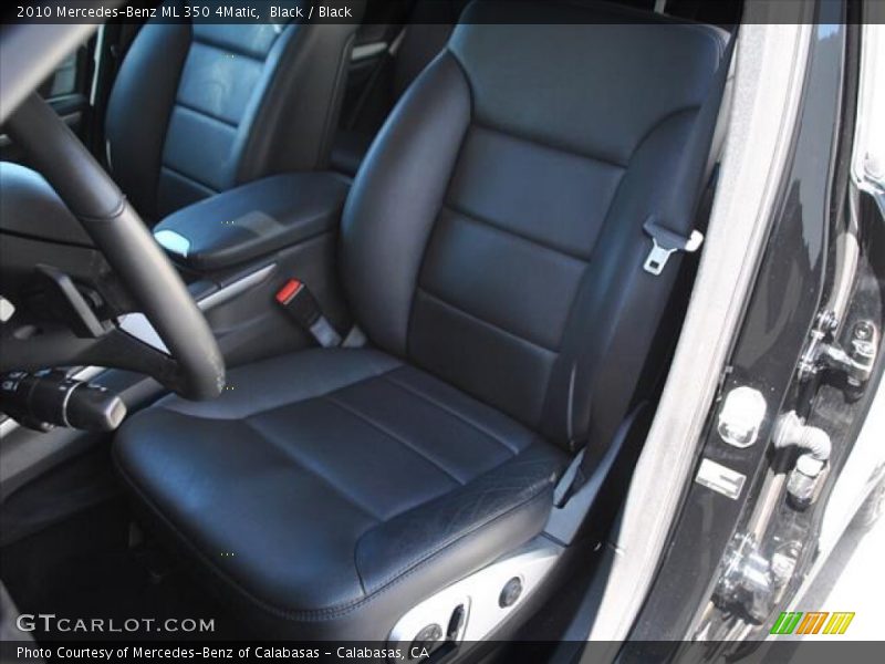 Black / Black 2010 Mercedes-Benz ML 350 4Matic