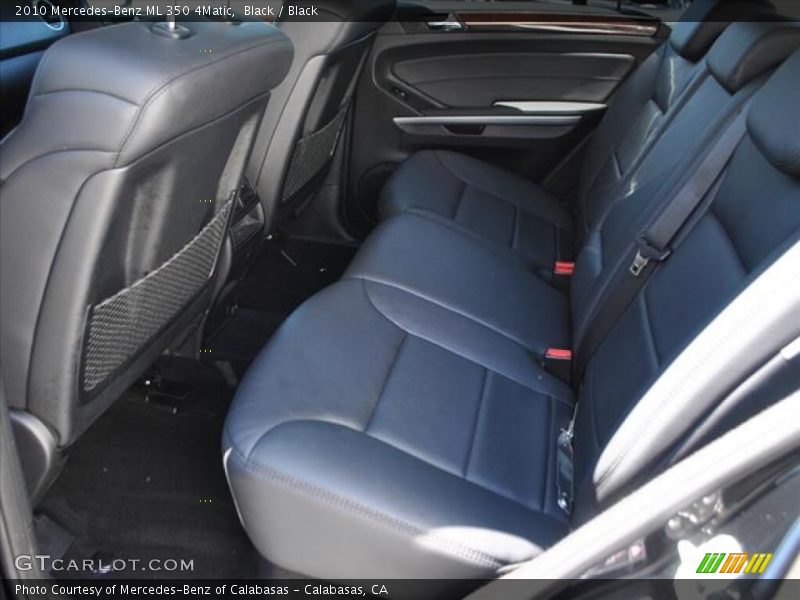 Black / Black 2010 Mercedes-Benz ML 350 4Matic