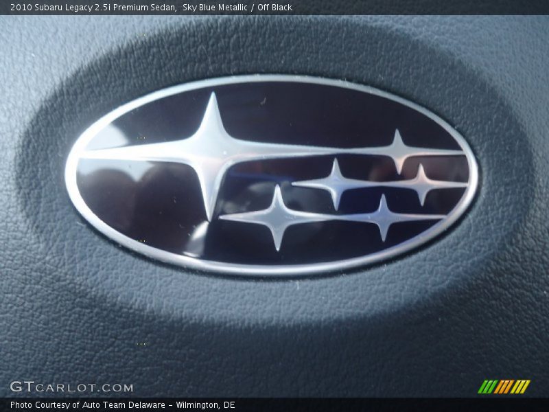 Sky Blue Metallic / Off Black 2010 Subaru Legacy 2.5i Premium Sedan