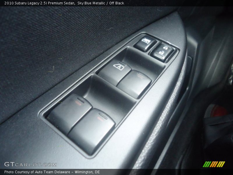 Sky Blue Metallic / Off Black 2010 Subaru Legacy 2.5i Premium Sedan