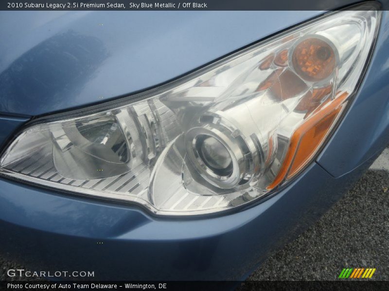 Sky Blue Metallic / Off Black 2010 Subaru Legacy 2.5i Premium Sedan
