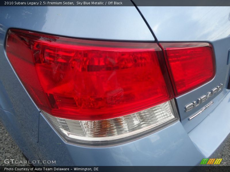Sky Blue Metallic / Off Black 2010 Subaru Legacy 2.5i Premium Sedan