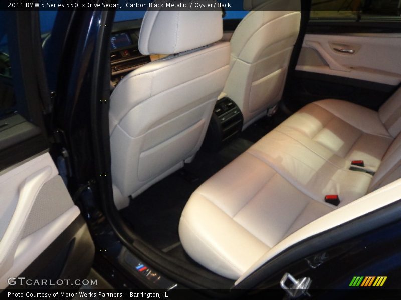 Carbon Black Metallic / Oyster/Black 2011 BMW 5 Series 550i xDrive Sedan