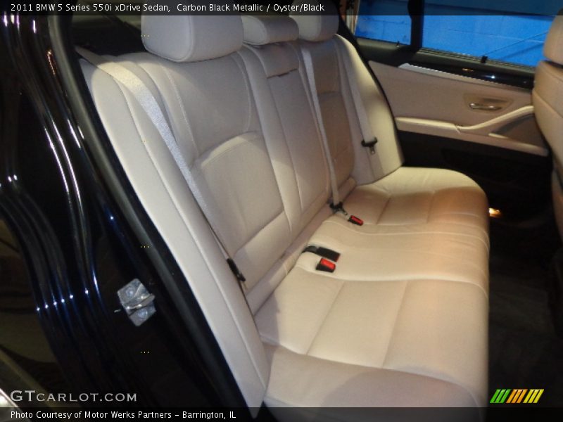 Carbon Black Metallic / Oyster/Black 2011 BMW 5 Series 550i xDrive Sedan