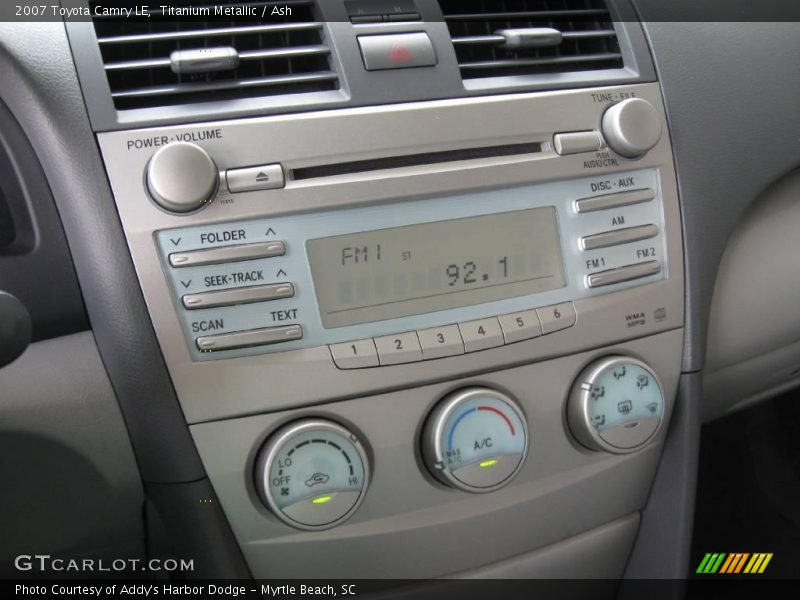Titanium Metallic / Ash 2007 Toyota Camry LE