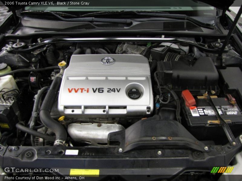 Black / Stone Gray 2006 Toyota Camry XLE V6
