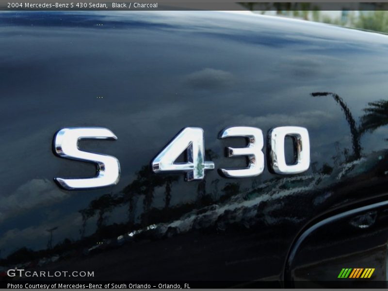 Black / Charcoal 2004 Mercedes-Benz S 430 Sedan