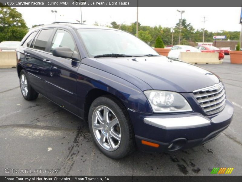 Midnight Blue Pearl / Light Taupe 2005 Chrysler Pacifica Touring AWD