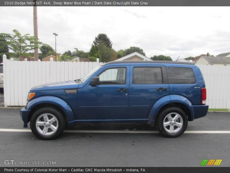 Deep Water Blue Pearl / Dark Slate Gray/Light Slate Gray 2010 Dodge Nitro SXT 4x4