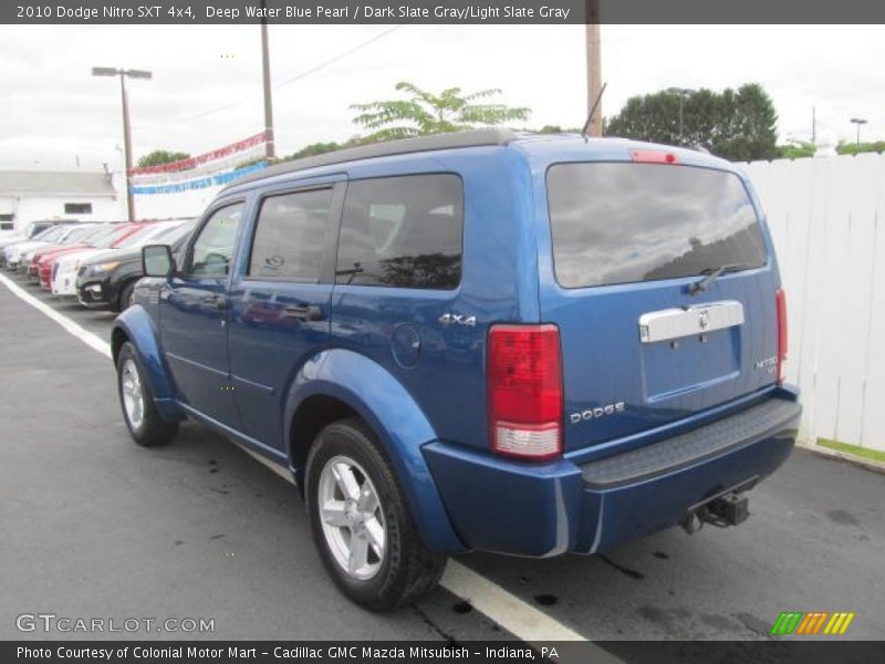 Deep Water Blue Pearl / Dark Slate Gray/Light Slate Gray 2010 Dodge Nitro SXT 4x4