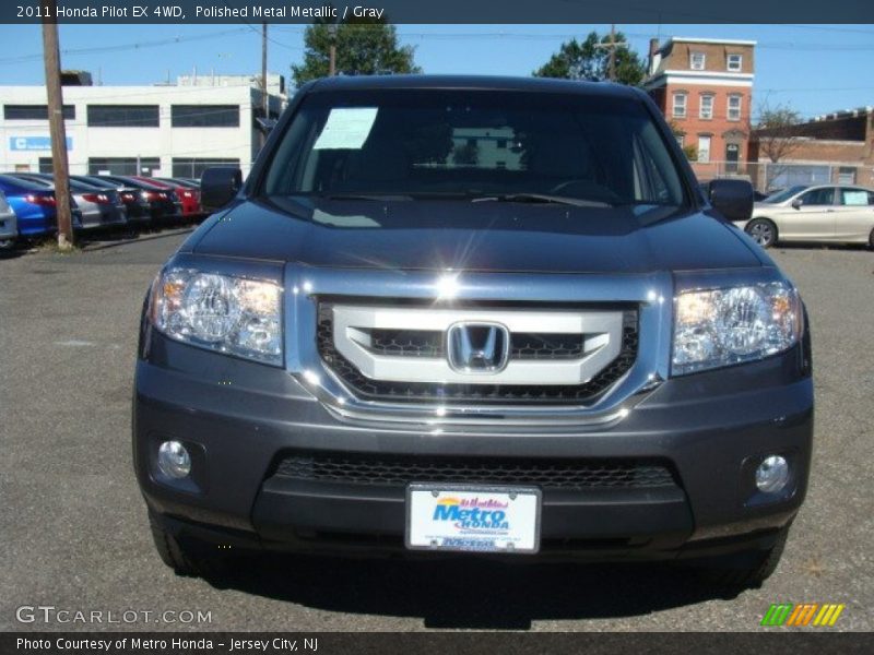 Polished Metal Metallic / Gray 2011 Honda Pilot EX 4WD