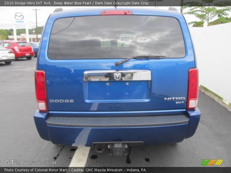 Deep Water Blue Pearl / Dark Slate Gray/Light Slate Gray 2010 Dodge Nitro SXT 4x4