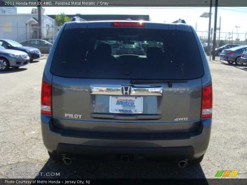 Polished Metal Metallic / Gray 2011 Honda Pilot EX 4WD