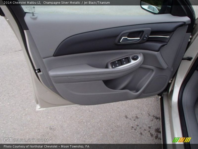 Champagne Silver Metallic / Jet Black/Titanium 2014 Chevrolet Malibu LS