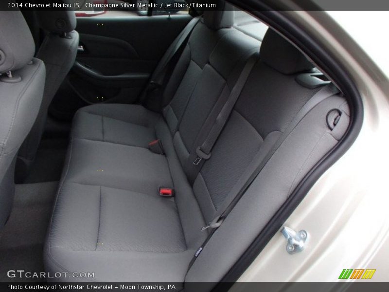 Rear Seat of 2014 Malibu LS