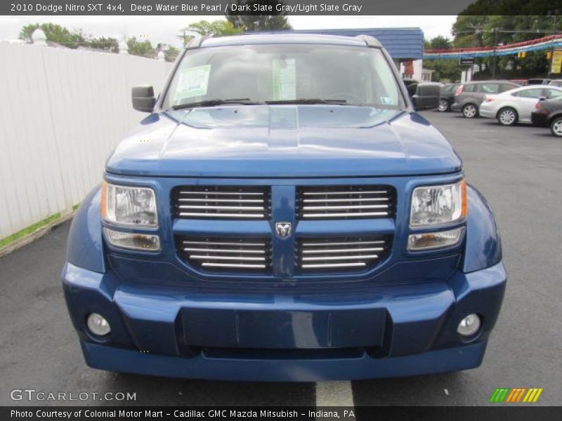 Deep Water Blue Pearl / Dark Slate Gray/Light Slate Gray 2010 Dodge Nitro SXT 4x4