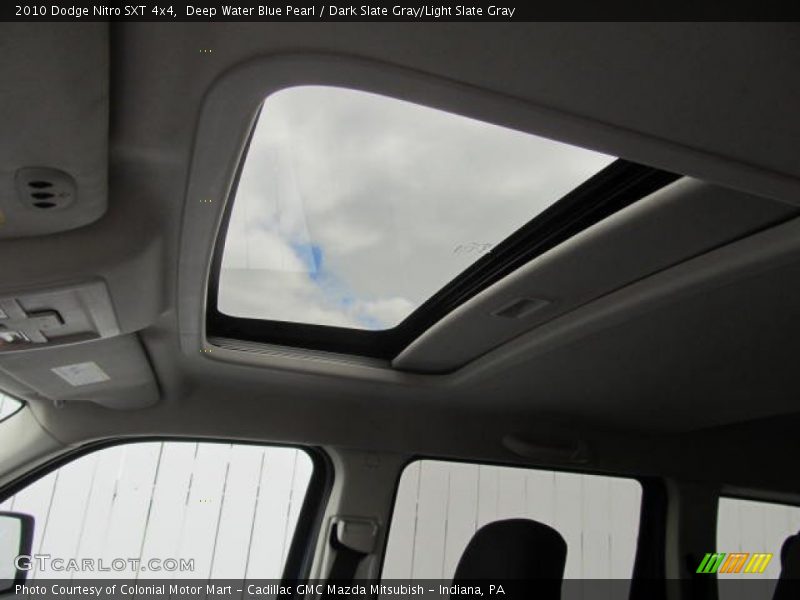 Deep Water Blue Pearl / Dark Slate Gray/Light Slate Gray 2010 Dodge Nitro SXT 4x4
