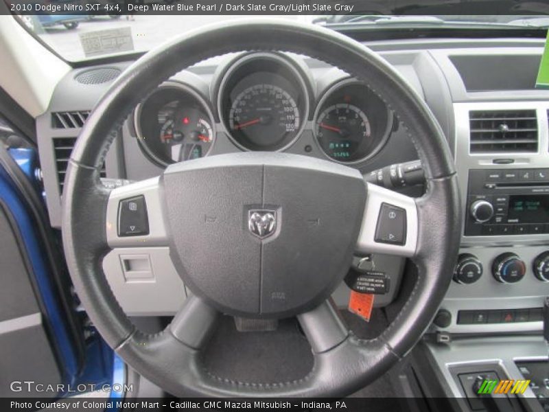 Deep Water Blue Pearl / Dark Slate Gray/Light Slate Gray 2010 Dodge Nitro SXT 4x4