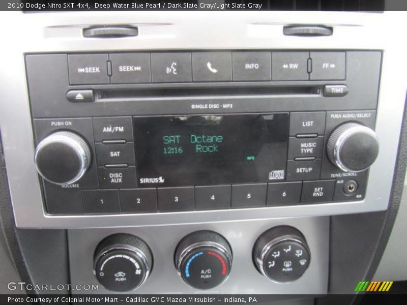 Deep Water Blue Pearl / Dark Slate Gray/Light Slate Gray 2010 Dodge Nitro SXT 4x4