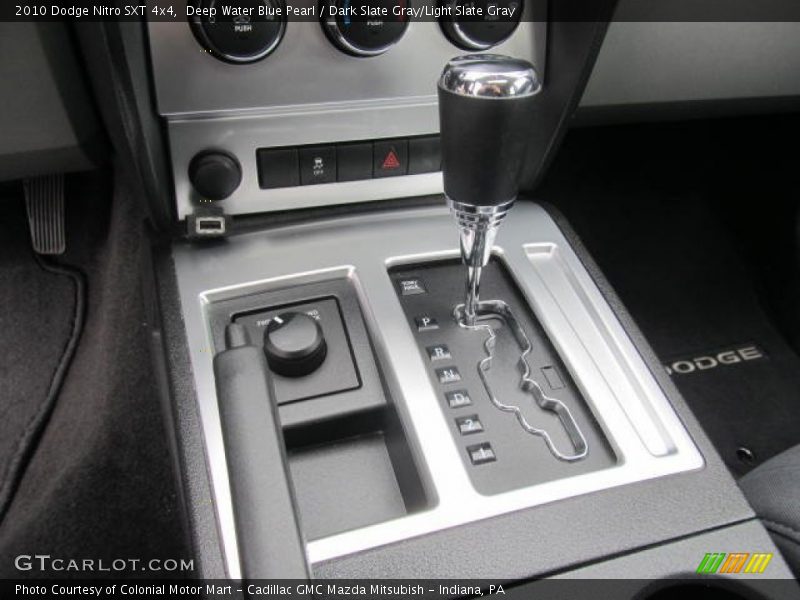 Deep Water Blue Pearl / Dark Slate Gray/Light Slate Gray 2010 Dodge Nitro SXT 4x4