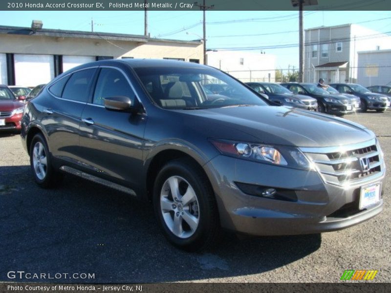 Polished Metal Metallic / Gray 2010 Honda Accord Crosstour EX