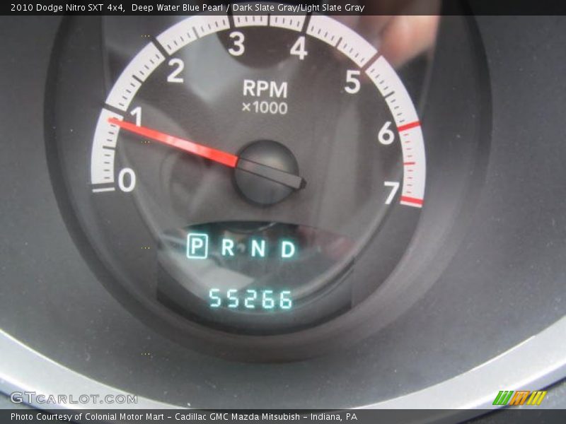 Deep Water Blue Pearl / Dark Slate Gray/Light Slate Gray 2010 Dodge Nitro SXT 4x4