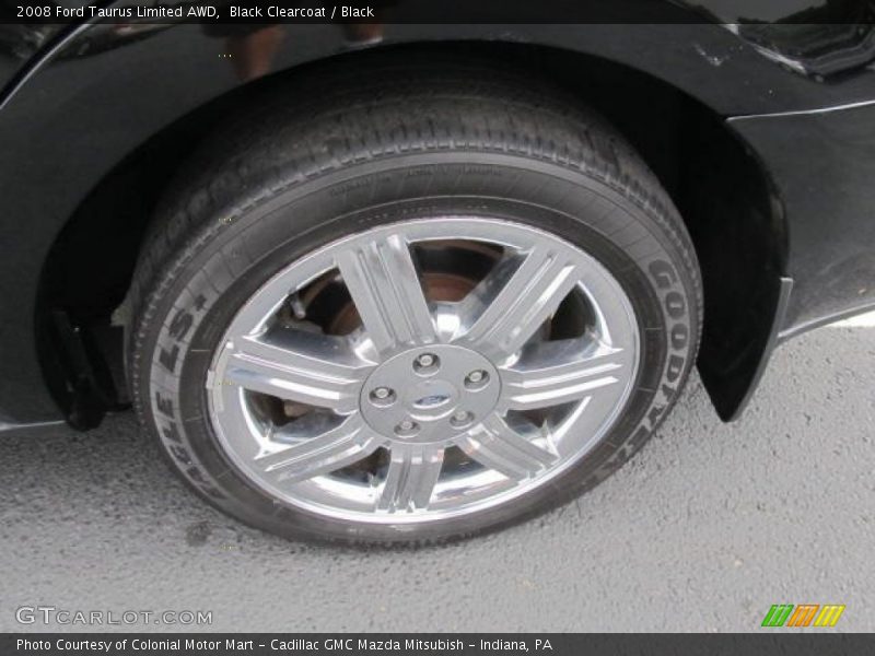 Black Clearcoat / Black 2008 Ford Taurus Limited AWD