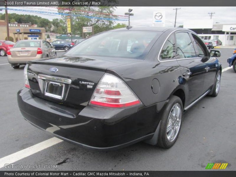 Black Clearcoat / Black 2008 Ford Taurus Limited AWD