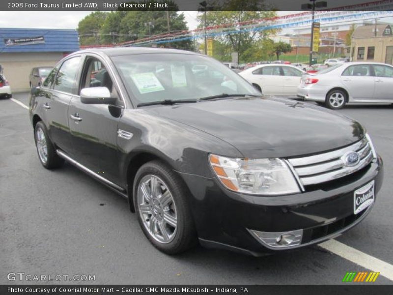 Black Clearcoat / Black 2008 Ford Taurus Limited AWD