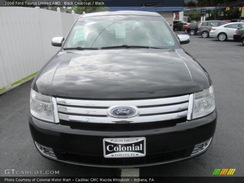 Black Clearcoat / Black 2008 Ford Taurus Limited AWD