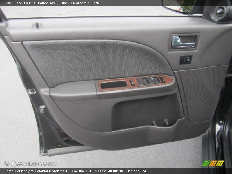 Black Clearcoat / Black 2008 Ford Taurus Limited AWD