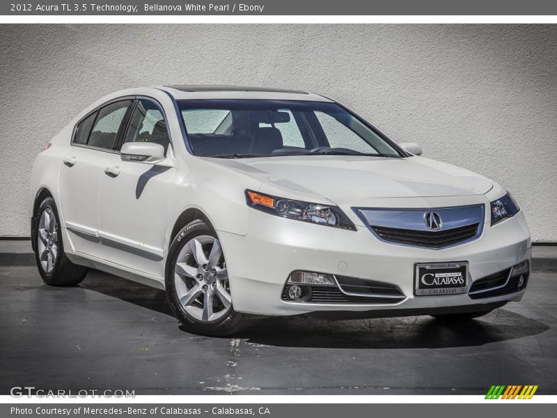 Bellanova White Pearl / Ebony 2012 Acura TL 3.5 Technology