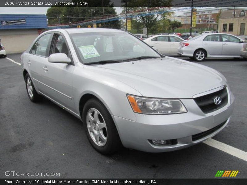 Bright Silver / Gray 2006 Hyundai Sonata GLS