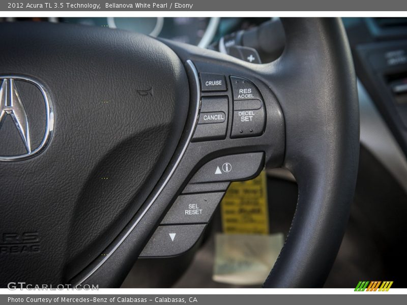 Controls of 2012 TL 3.5 Technology