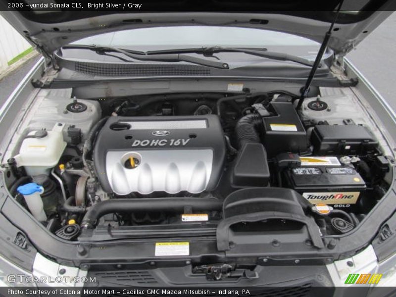 Bright Silver / Gray 2006 Hyundai Sonata GLS